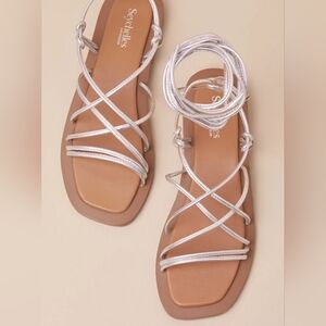 NEW ANTHRO | $80 Seychelles Leather Strappy Sandals